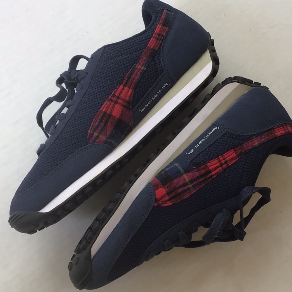 Porsche Puma Legacy Easy Rider Tartan Sneakers